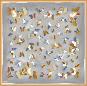 Armine Butterfly Print Silk Scarf #33