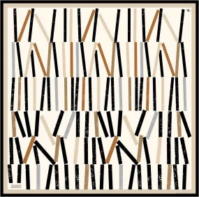 Armine Geometric Silk Scarf #84
