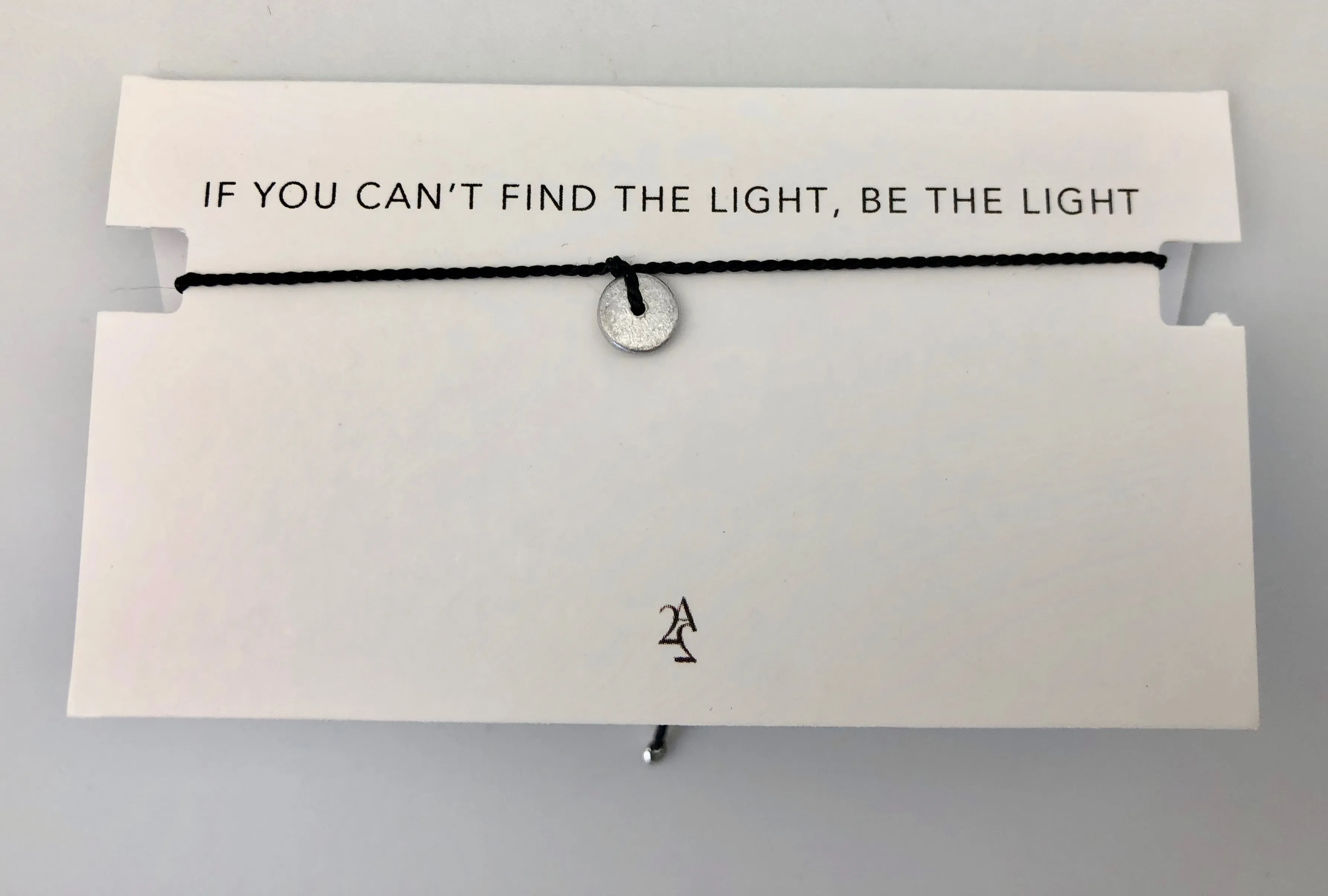 Article 22 Peace Bomb Mantra Bracelet - If You Can't Find the Light Be The Light