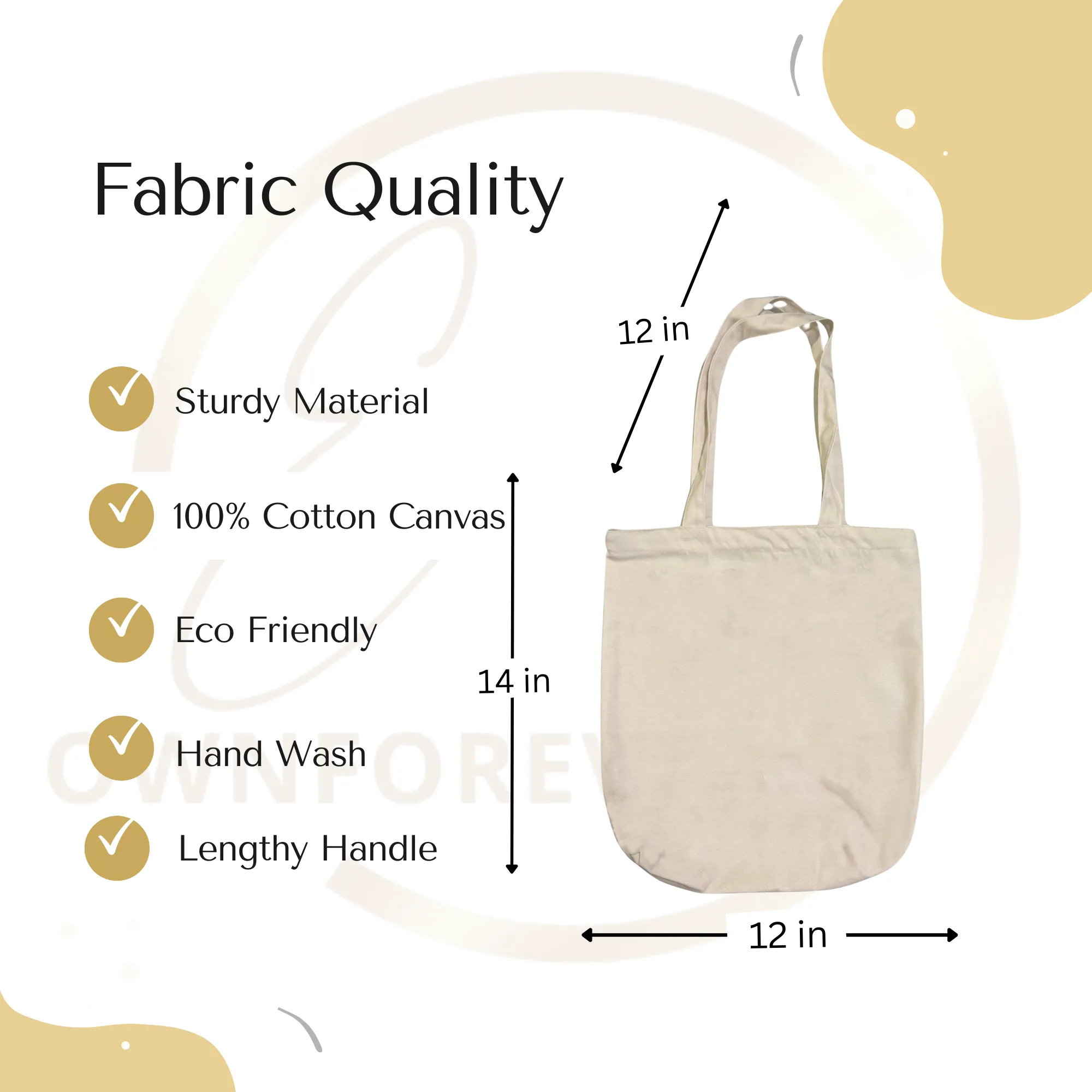 Aspiring Plant Parent Tote bag with Zipper Beige Colour