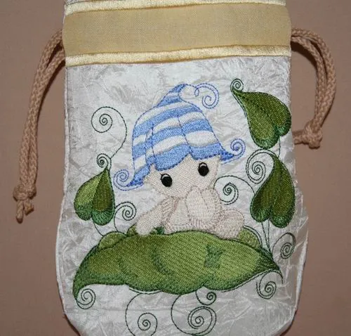 Baby Bubbles Sitting Drawstring Bag