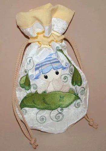 Baby Bubbles Sitting Drawstring Bag