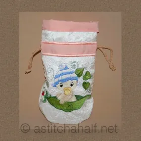 Baby Troubles Playing Drawstring Bag