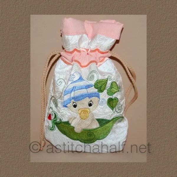 Baby Troubles Playing Drawstring Bag