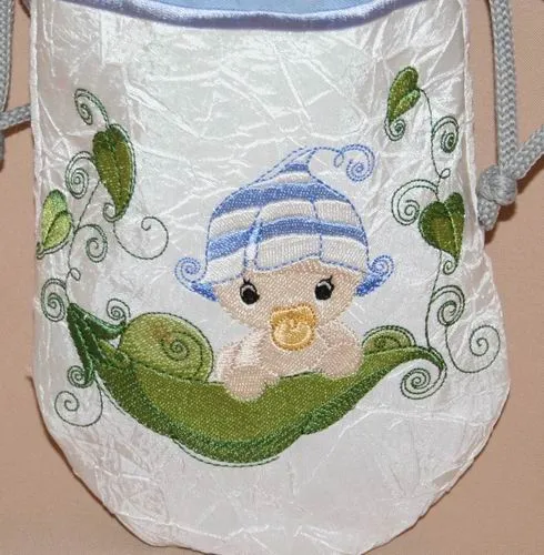 Baby Troubles Sucking Pacifier Drawstring Bag