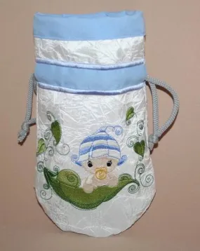 Baby Troubles Sucking Pacifier Drawstring Bag