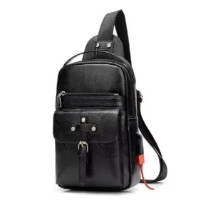 Backpack Waist Shoulder bag compatible with Ebook, Tablet and for ELEPHONE A2 (2019) - Black