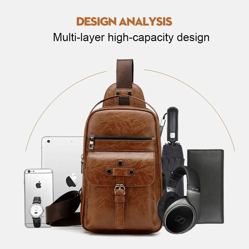 Backpack Waist Shoulder bag compatible with Ebook, Tablet and for ELEPHONE A2 (2019) - Black