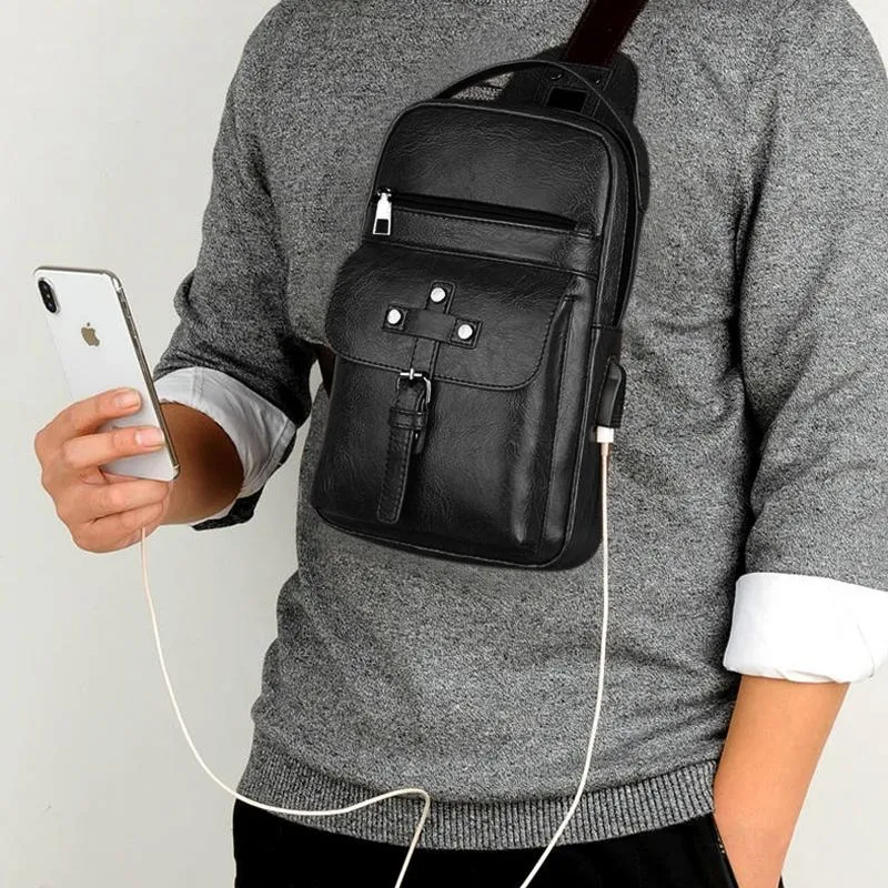 Backpack Waist Shoulder bag compatible with Ebook, Tablet and for ELEPHONE A2 (2019) - Black