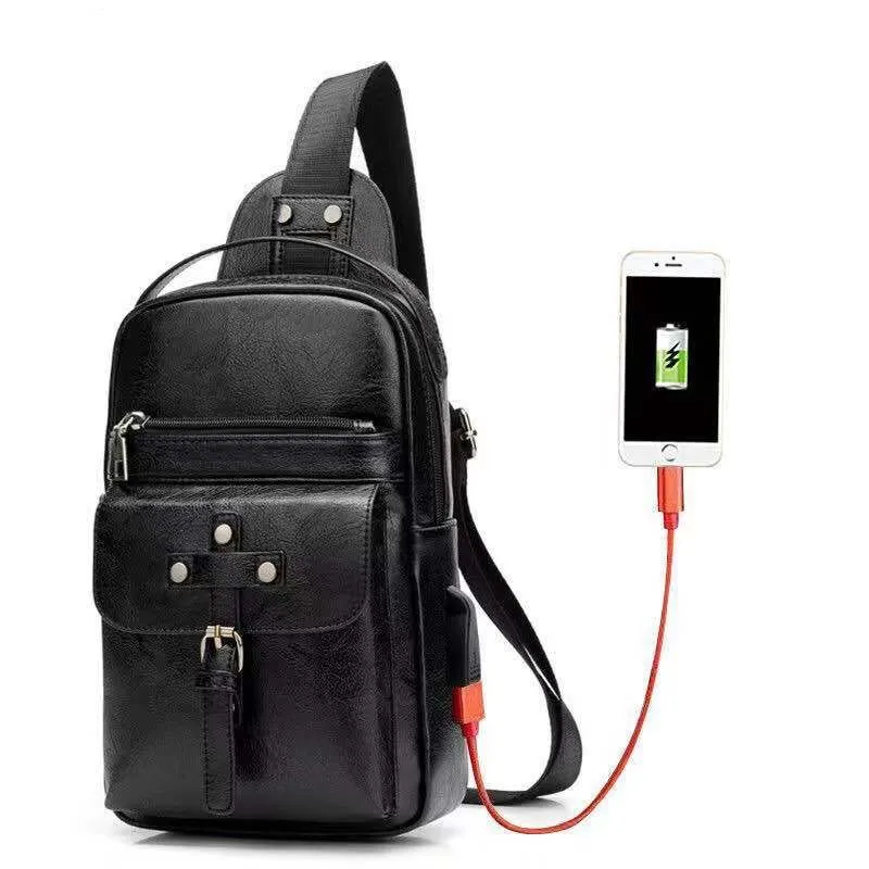 Backpack Waist Shoulder bag compatible with Ebook, Tablet and for ELEPHONE A2 (2019) - Black