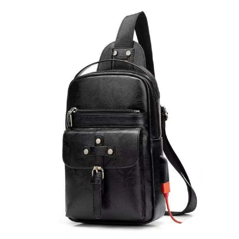Backpack Waist Shoulder bag compatible with Ebook, Tablet and for ELEPHONE A2 (2019) - Black