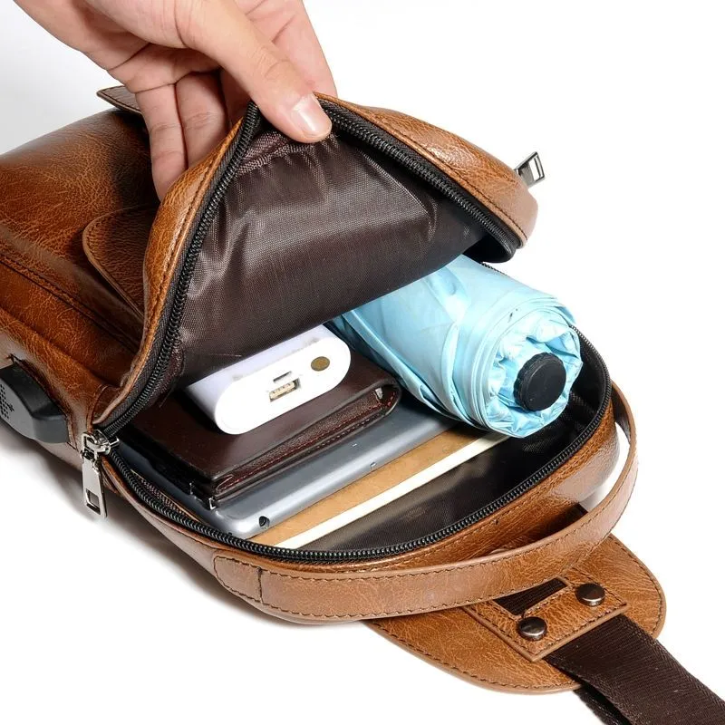 Backpack Waist Shoulder bag compatible with Ebook, Tablet and for Elephone P11 3D (2019) - Black