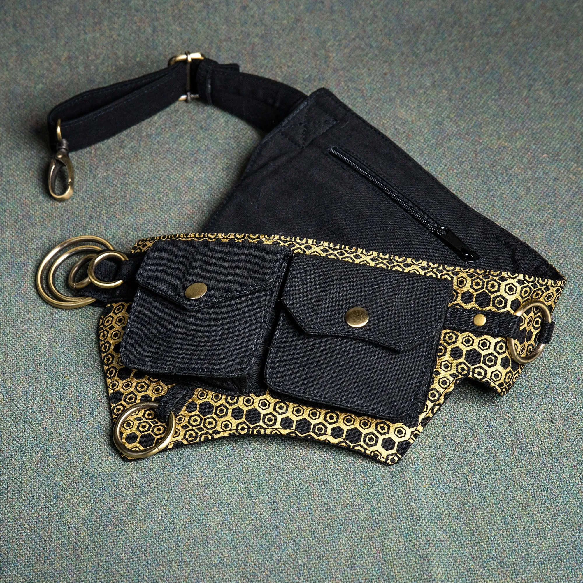 Batman Belt - Hexagon Bee Print