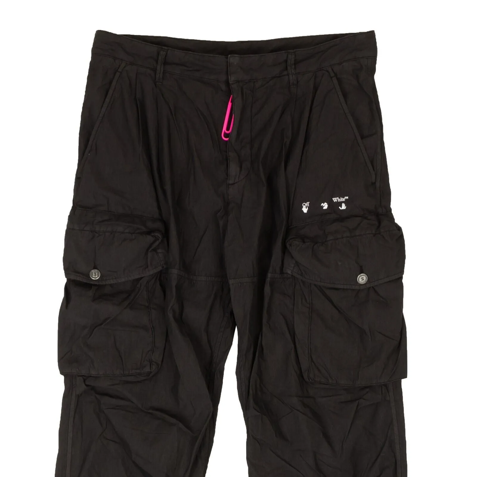 Black Logo Utility Trousers