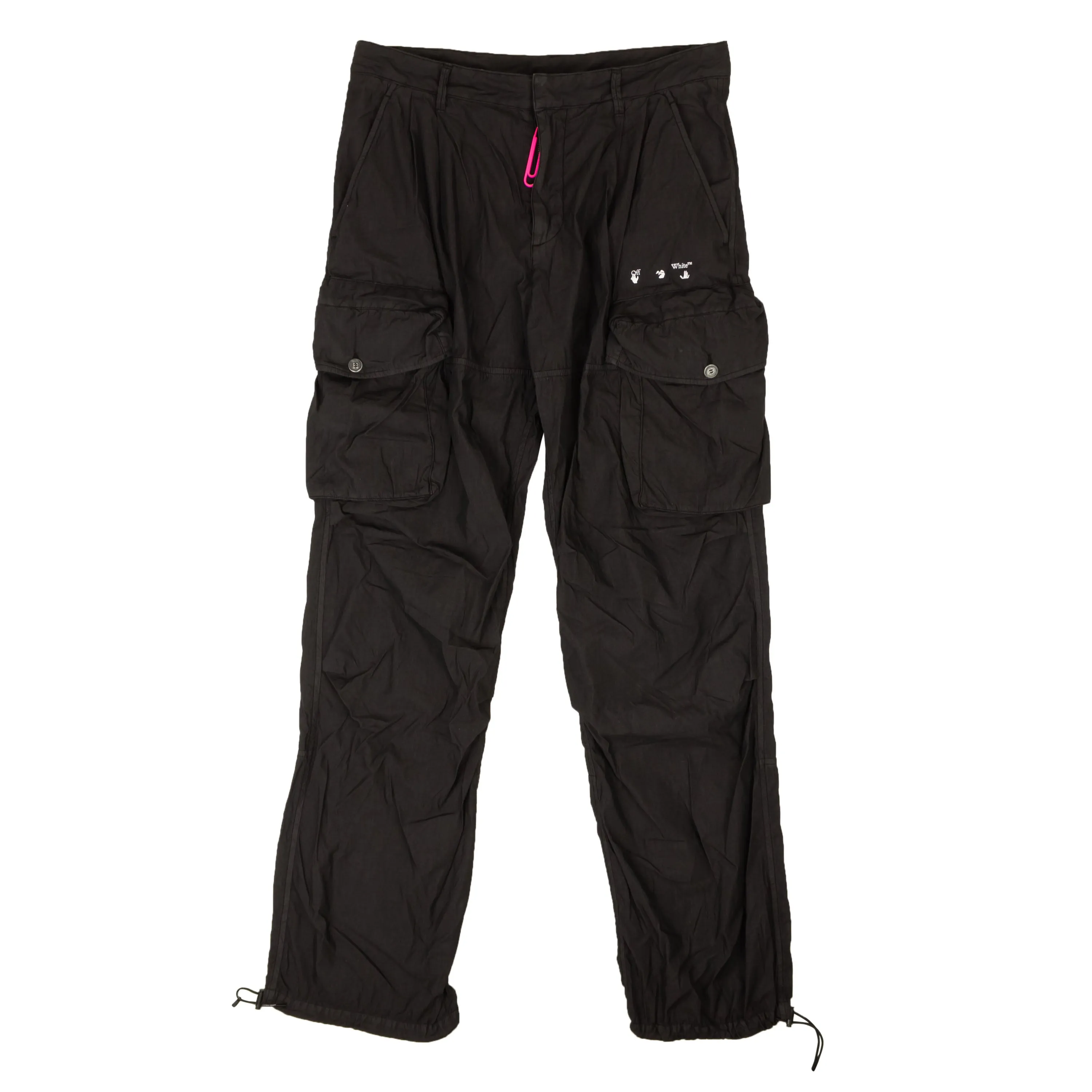 Black Logo Utility Trousers
