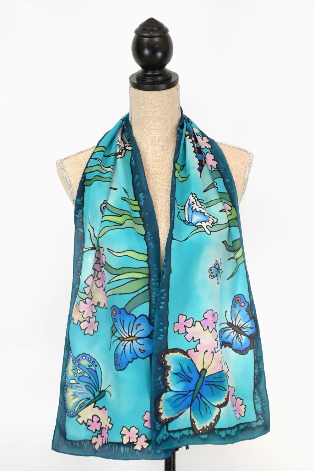 Butterfly Meadow Scarf | 12"x60"