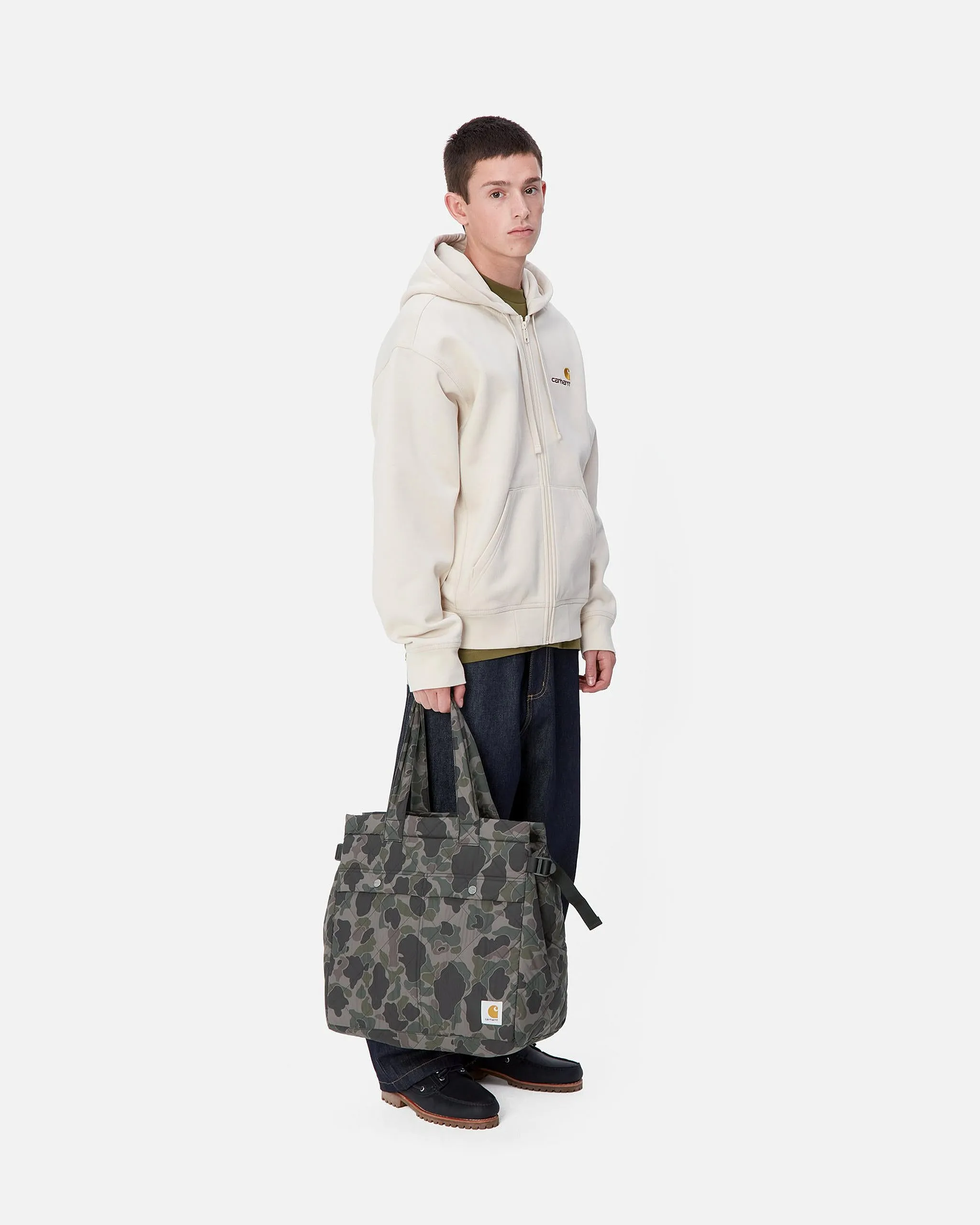 Carhartt WIP Myton Travel Tote Bag - Camo Duck Grey