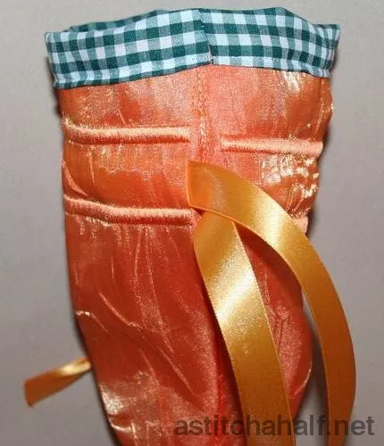 Carrot Drawstring Bag