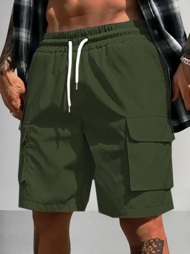 Casual Drawstring Sports Shorts