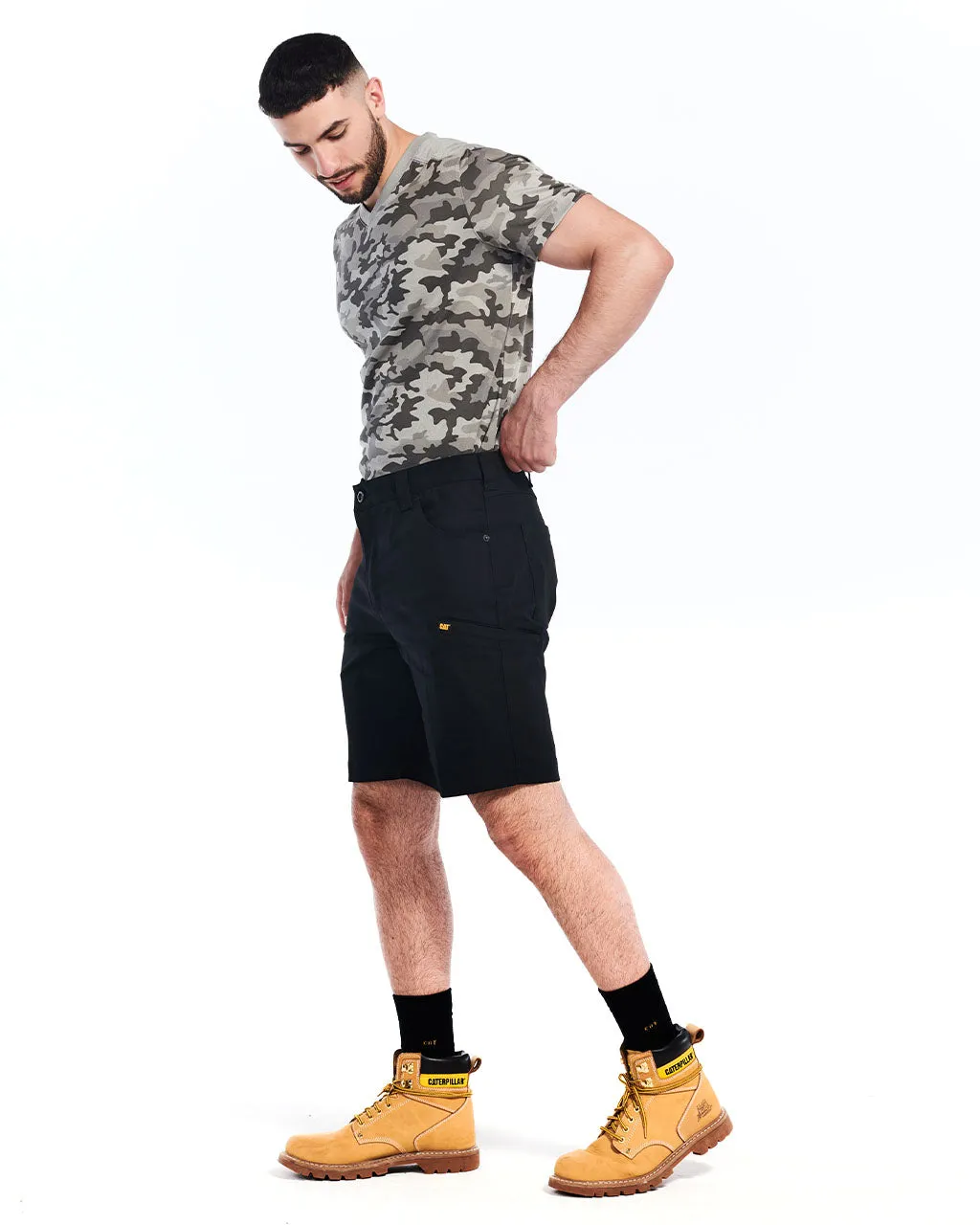 CATERPILLAR Men's Stretch Canvas Utility Work Shorts 1820034