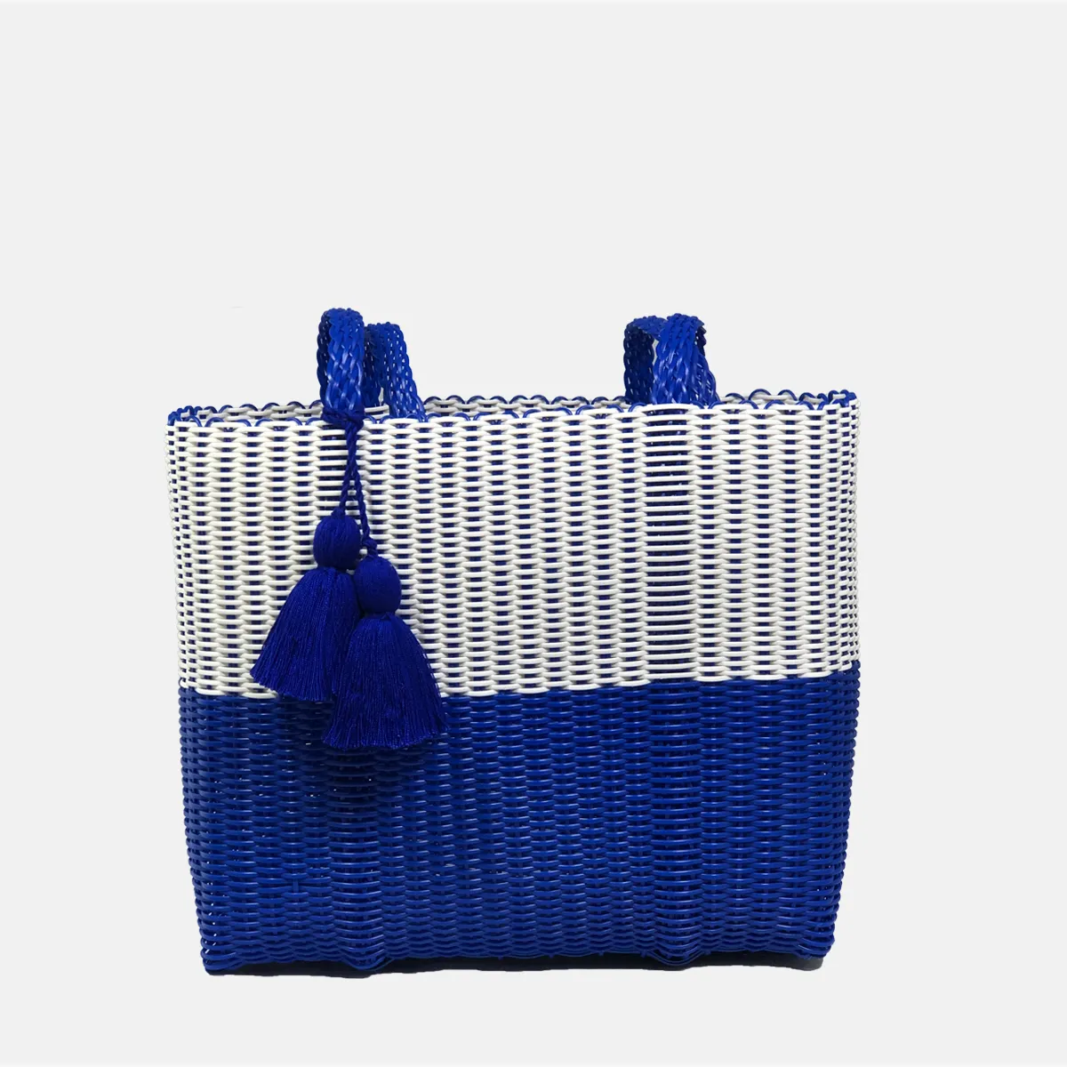 cesta tote ~ medium ~ 2 color block ~ unlined