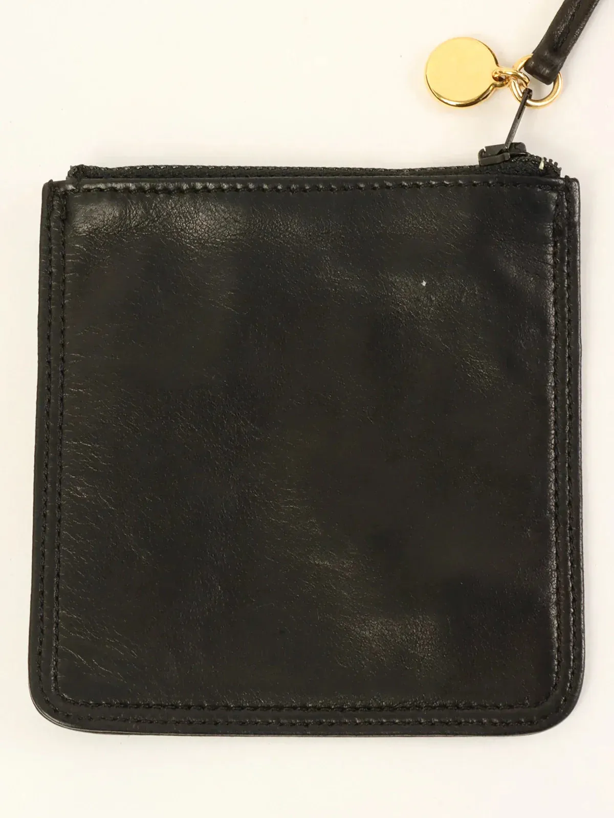 CHANEL Around 1995 Made Turn-Lock Mini Drawstring Shoulder Bag With Pouch Black