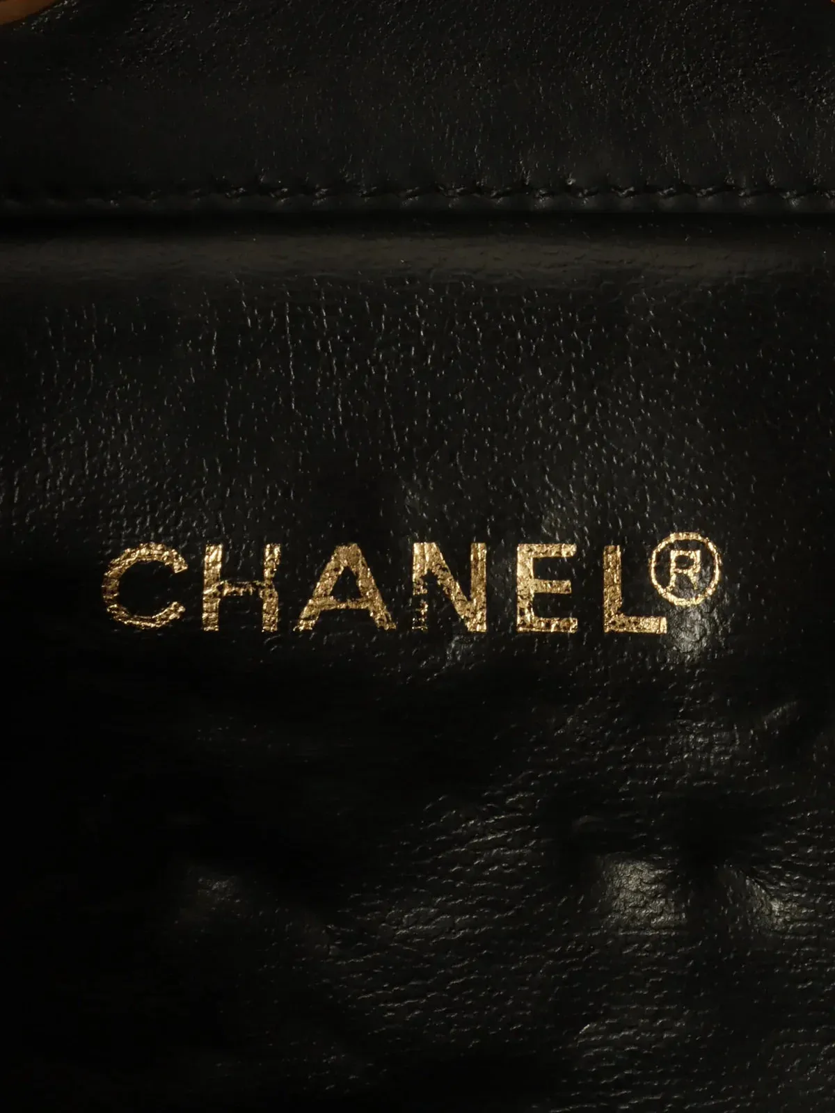 CHANEL Around 1995 Made Turn-Lock Mini Drawstring Shoulder Bag With Pouch Black