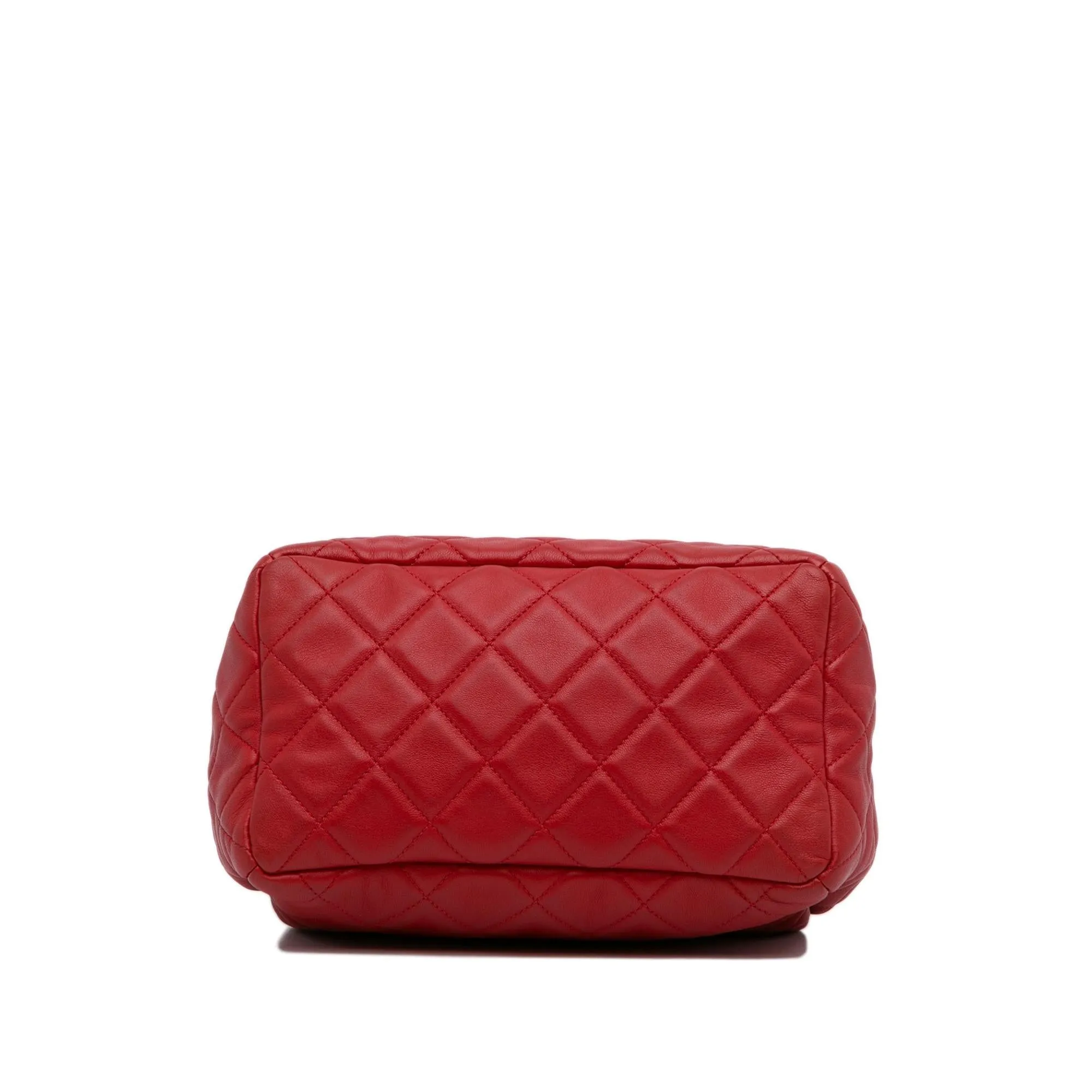 Chanel CC Chain Drawstring Bucket Bag (SHG-Mzot2m)