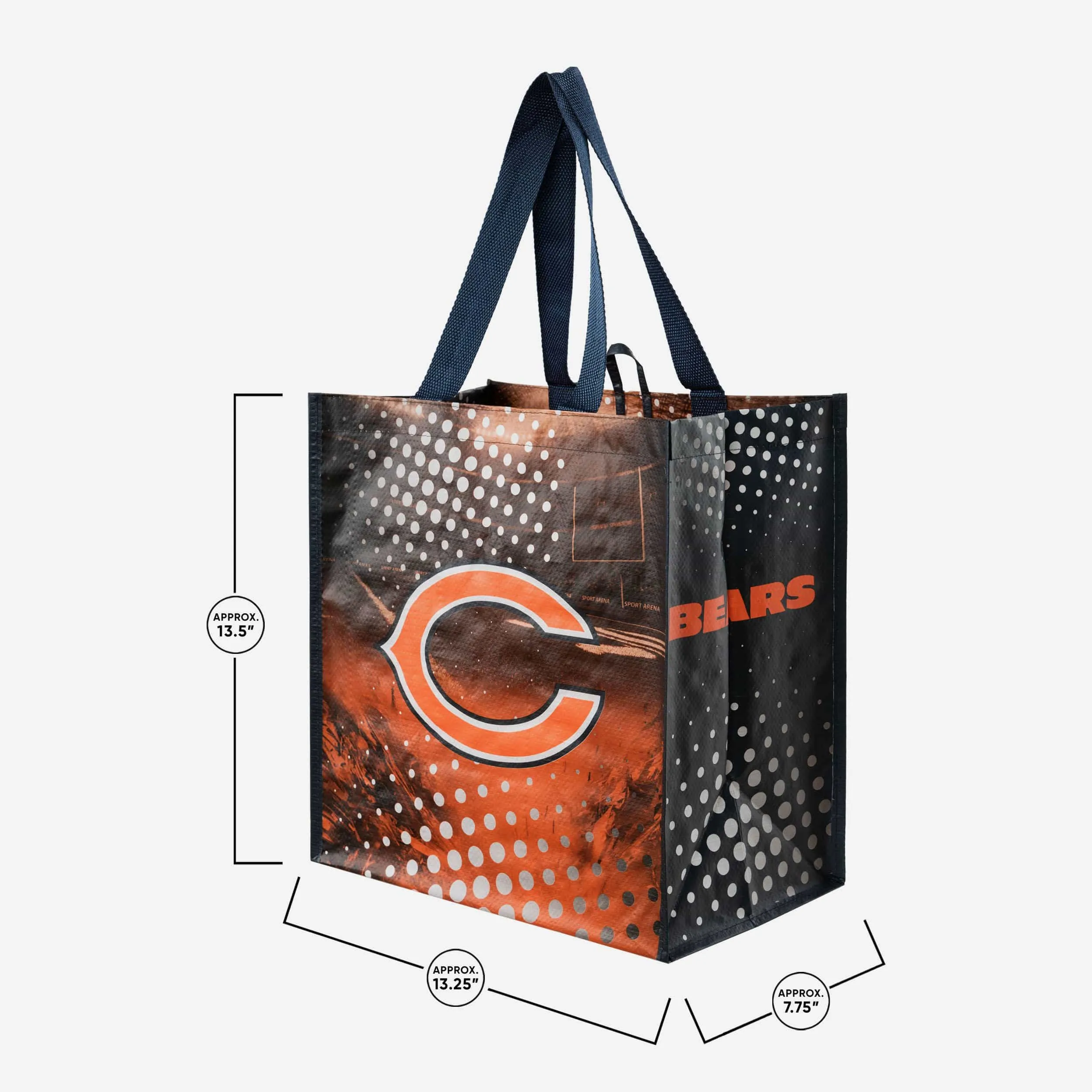 Chicago Bears 4 Pack Reusable Shopping Bags