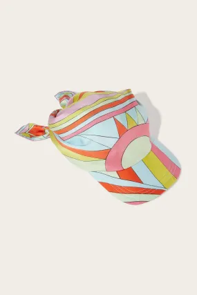 Cigni And Iride-Print Silk-Twill Cap