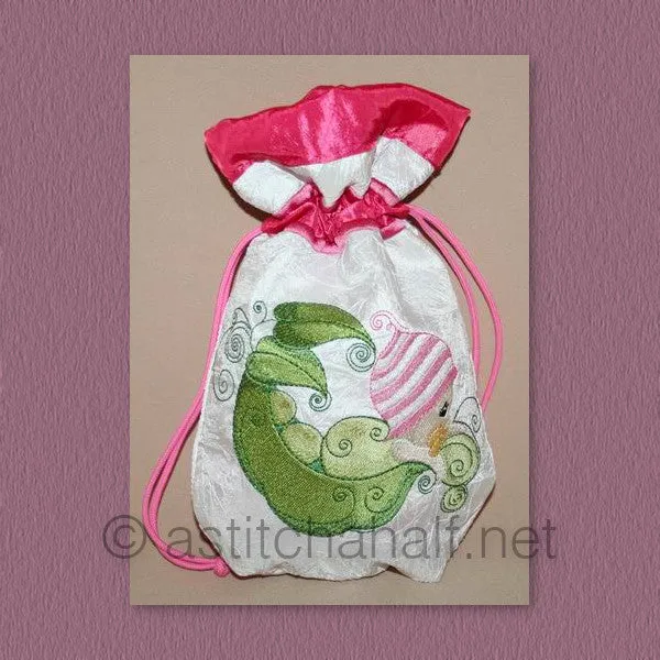 Curious Baby Bubbles Drawstring Bag
