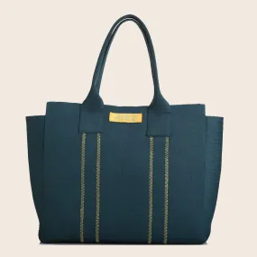 Deux- Bucket Tote-Teal