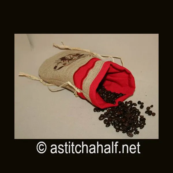 Drawstring Coffee Bag 05