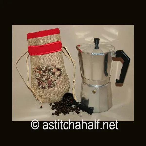 Drawstring Coffee Bag 05