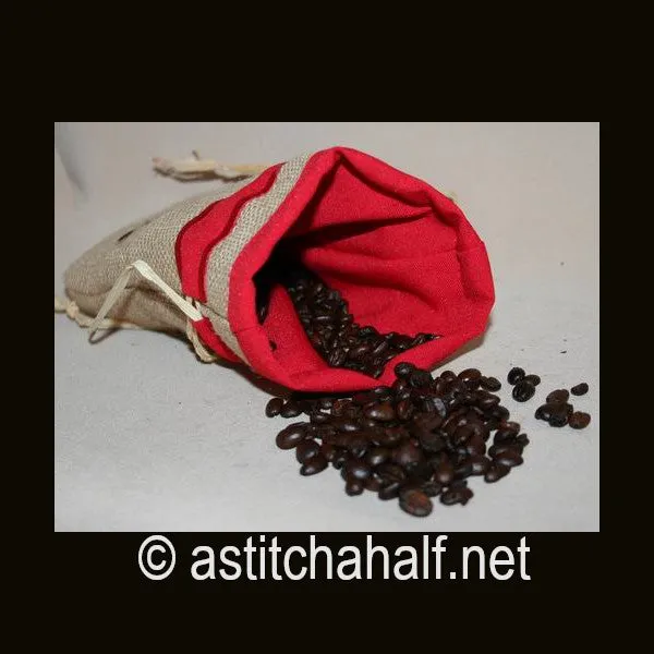 Drawstring Coffee Bag 05