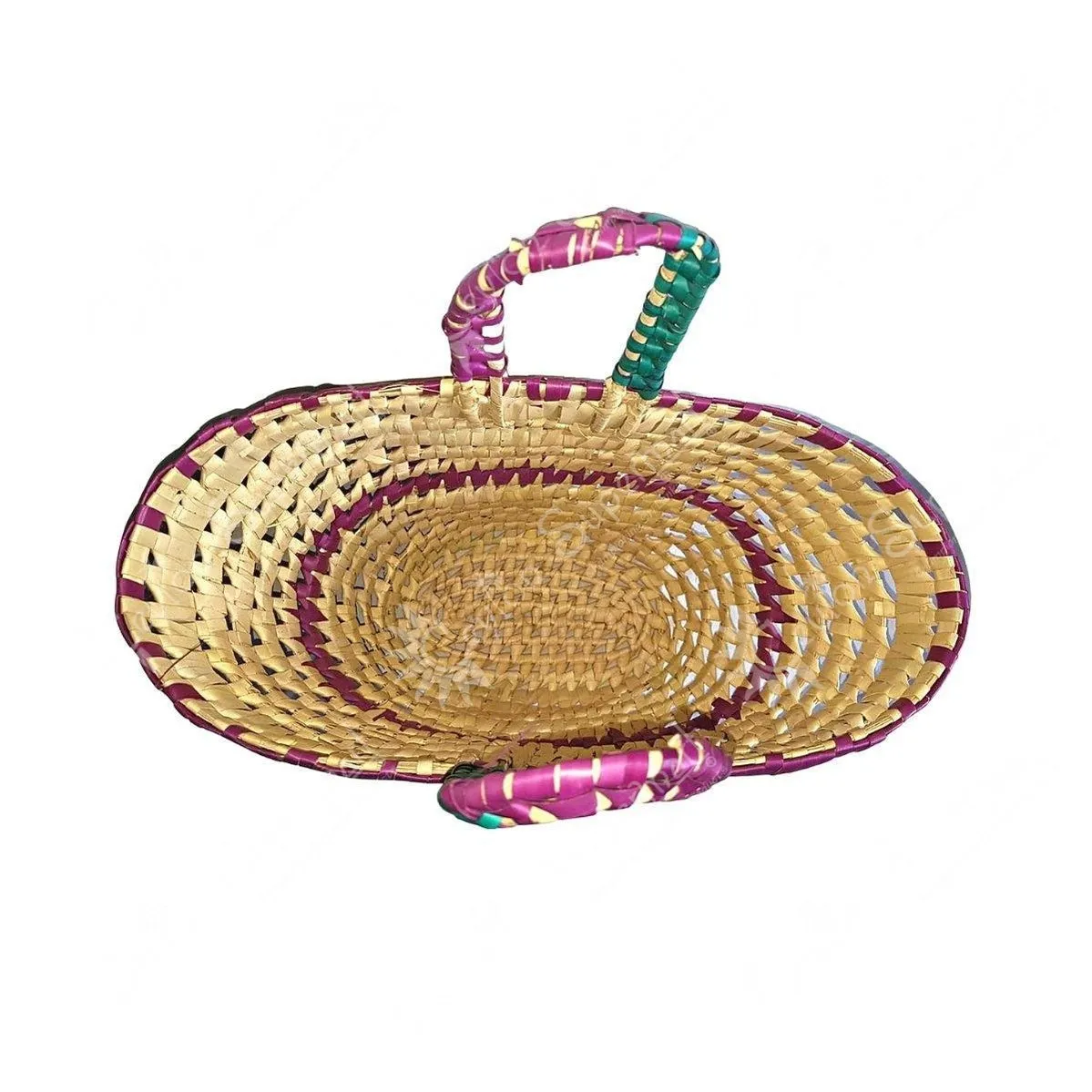 Eco Friendly Handmade Reed Shopping Bag, Medium