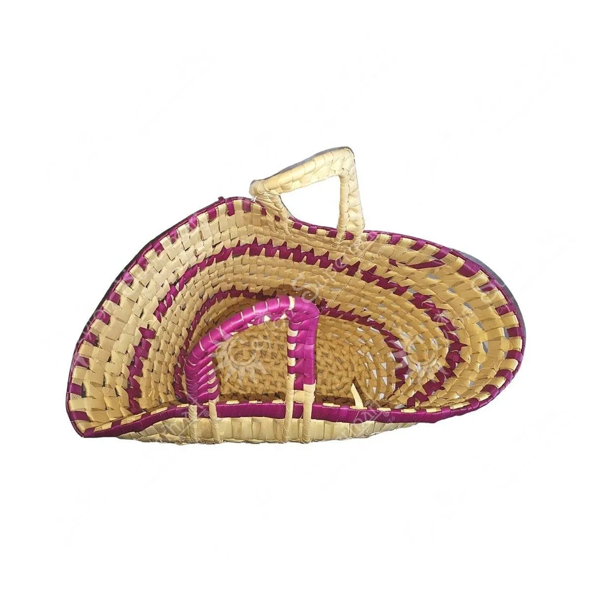 Eco Friendly Handmade Reed Shopping Bag, Medium