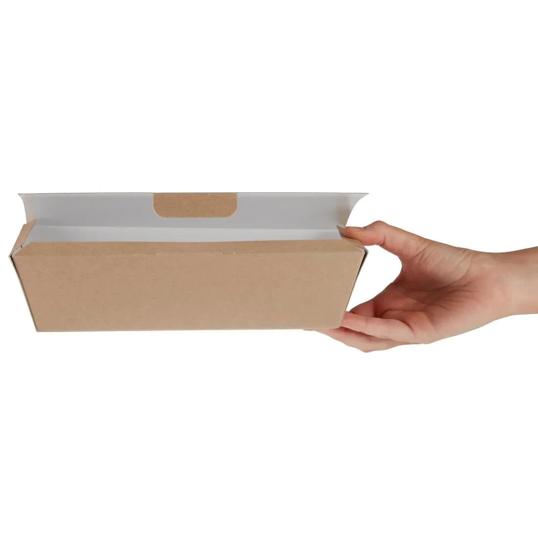 FA363 Colpac Compostable Kraft Food Boxes 250mm (Pack of 150)