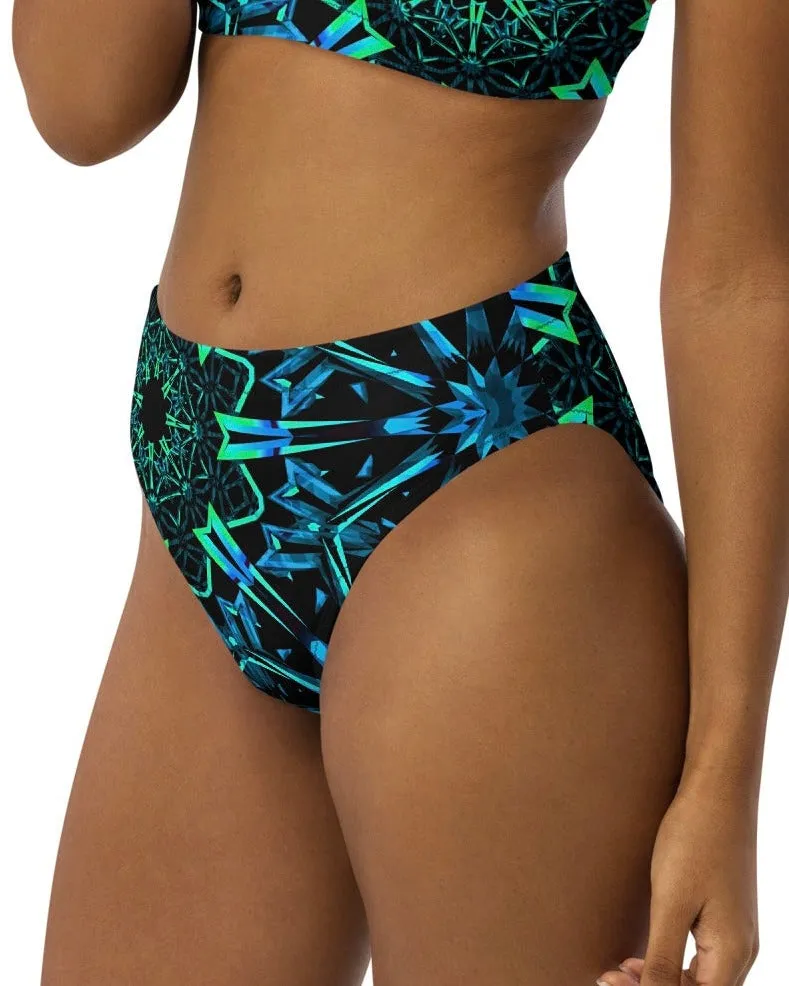 Fractals Recycled High-Waisted Bottoms