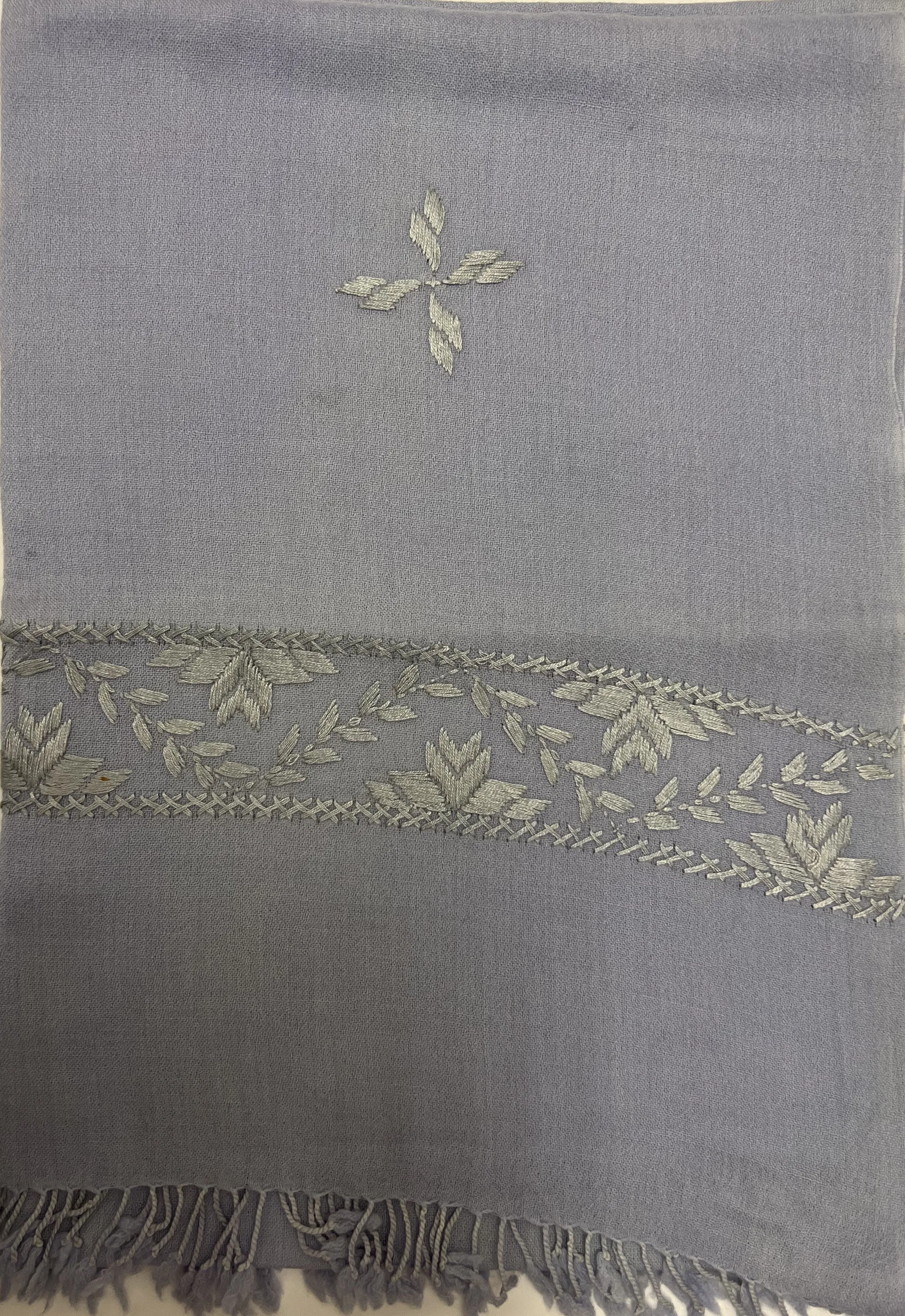 Hand Embroidered Wool Scarves