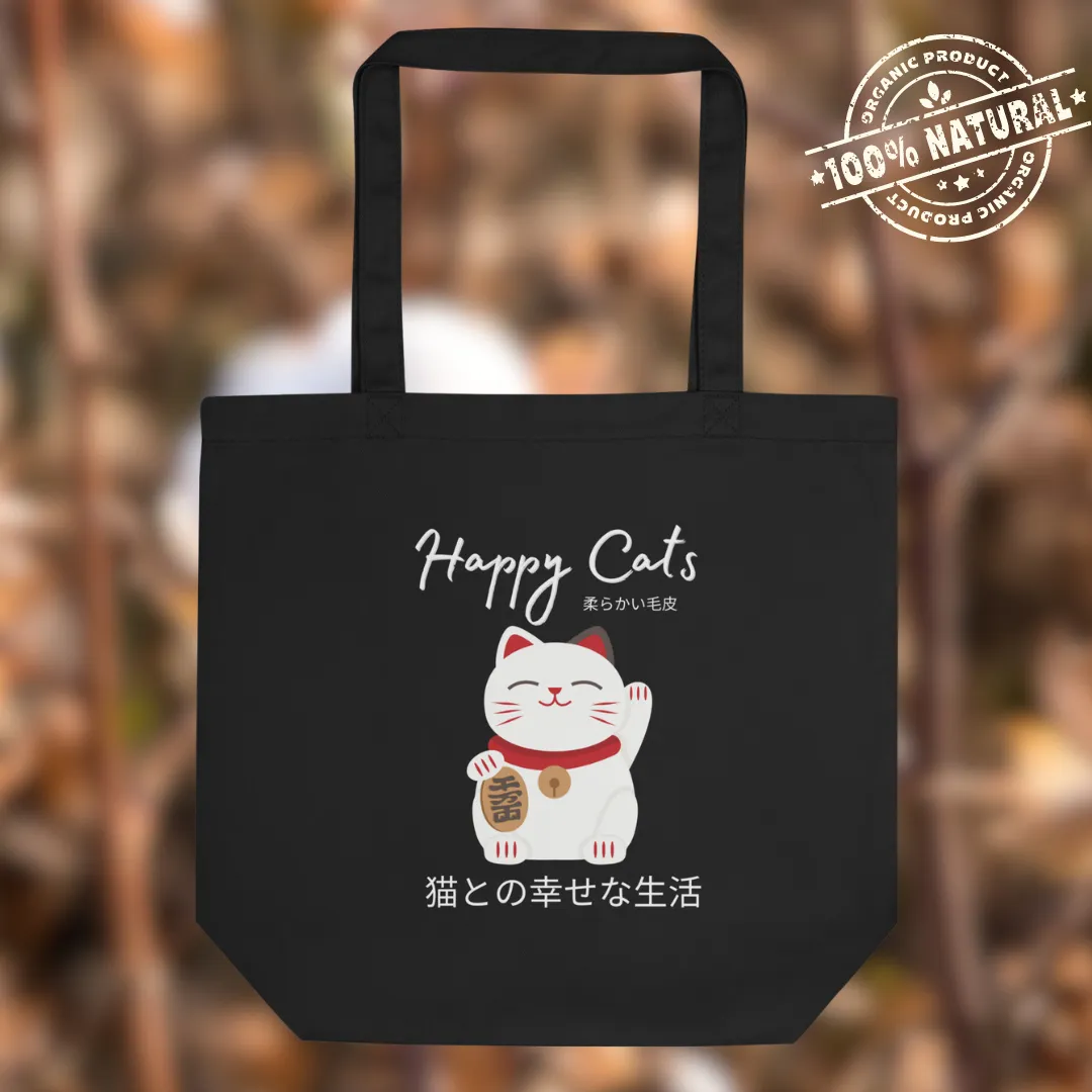 Happy Cats, Tote Bag