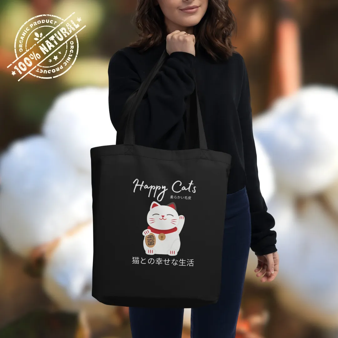 Happy Cats, Tote Bag