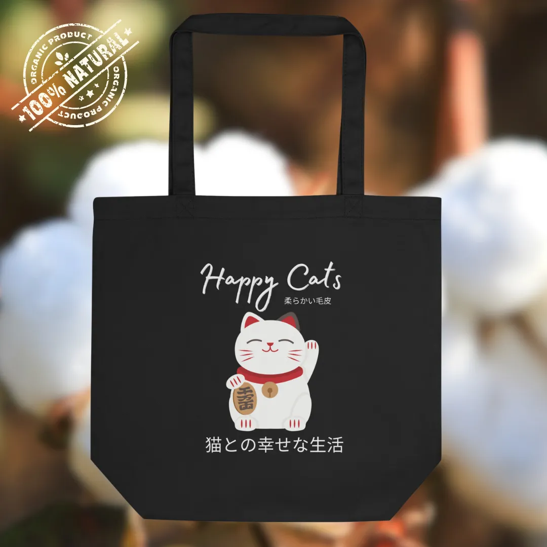 Happy Cats, Tote Bag