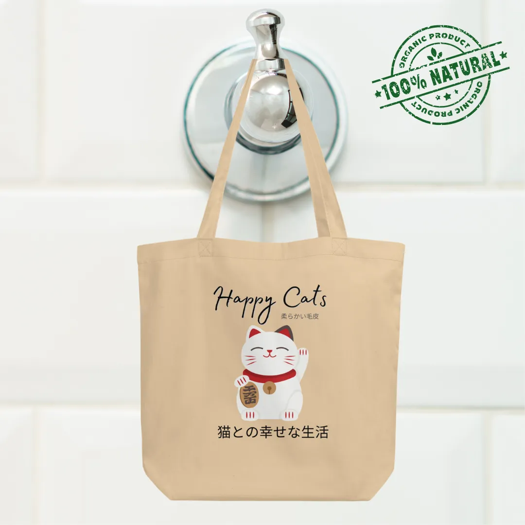 Happy Cats, Tote Bag