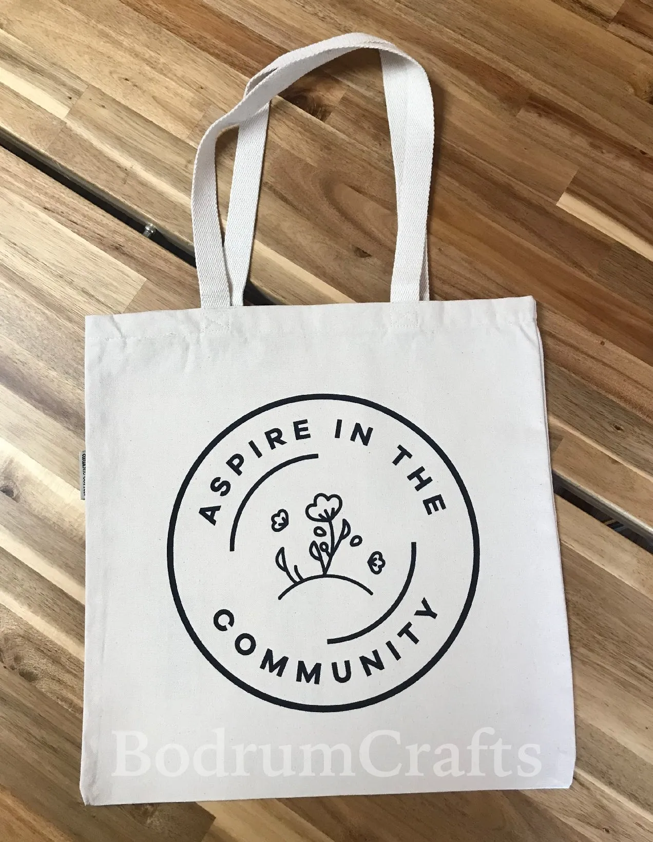 Heavy Canvas Tote Bags, 15" x 16"