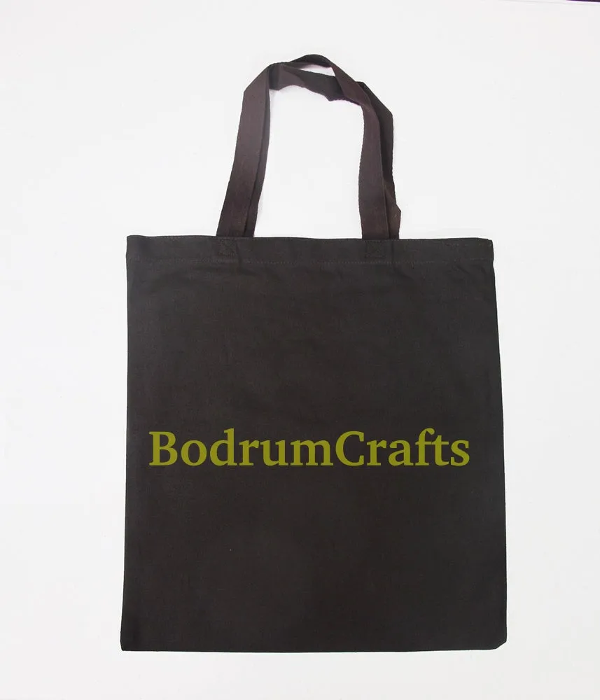 Heavy Canvas Tote Bags, 15" x 16"