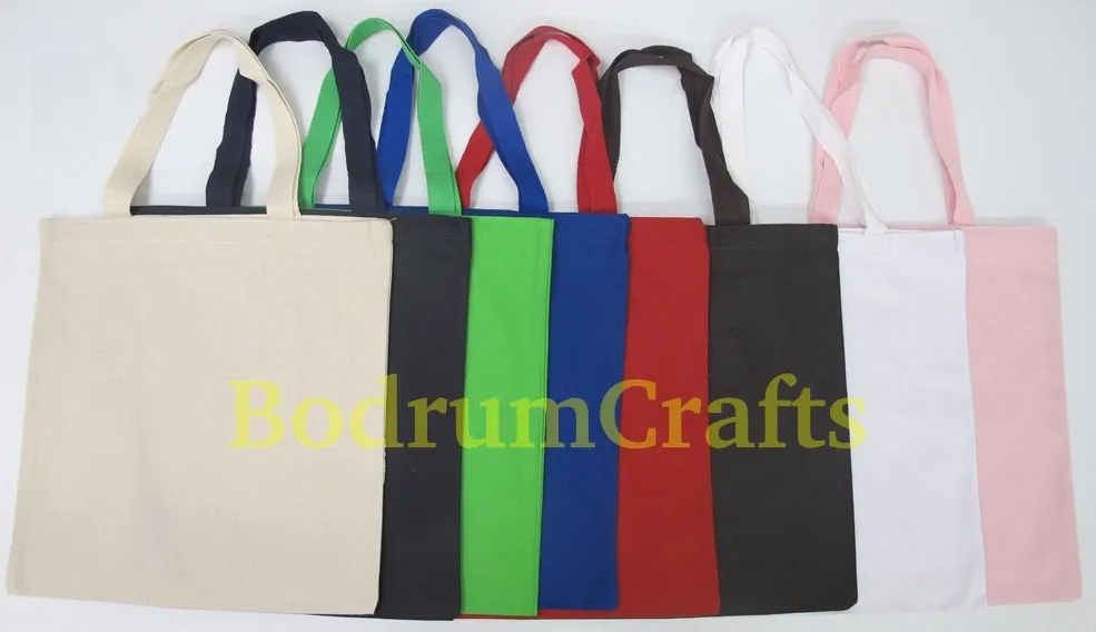 Heavy Canvas Tote Bags, 15" x 16"