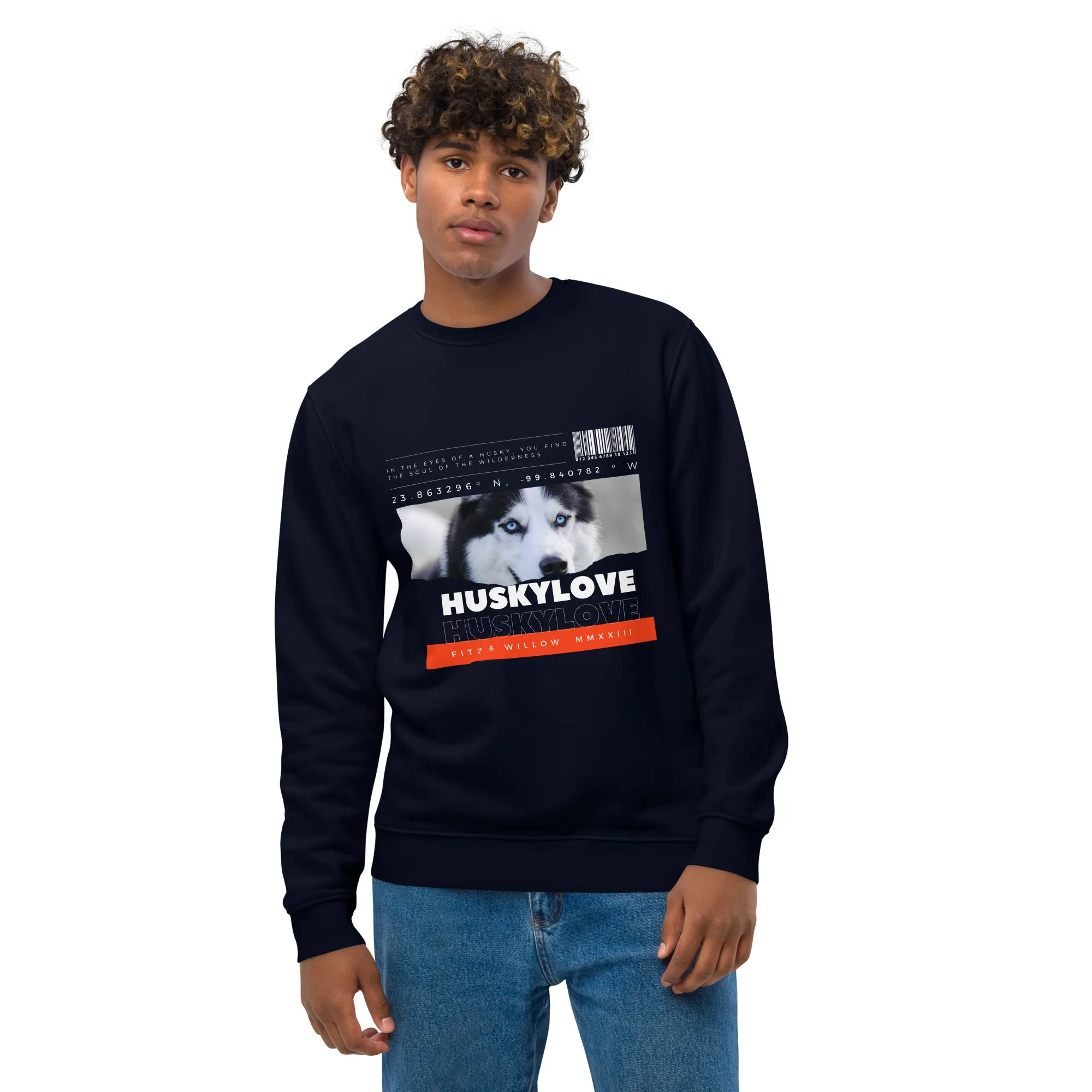 Husky lovers, unisex eco sweatshirt