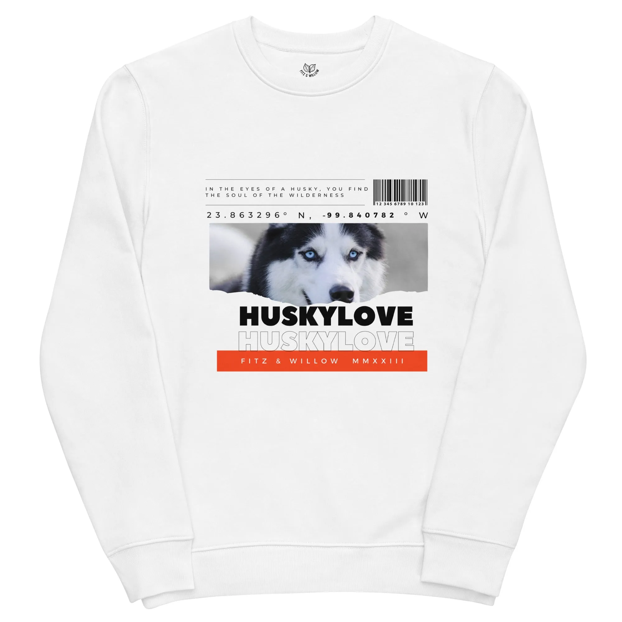 Husky lovers, unisex eco sweatshirt