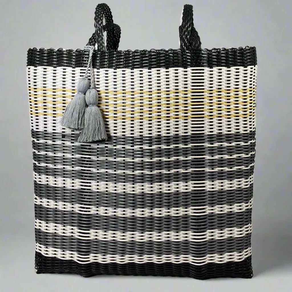 IXOQ Cesta recycled plastic tote (SOLD THRU KASSATEX) - XL Gradient
